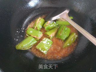 微波炉版尖椒酿肉的做法步骤：10