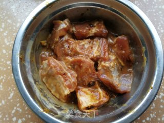 小米蒸排骨的做法步骤：3