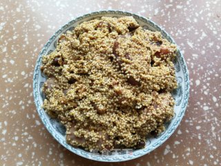 小米蒸排骨的做法步骤：6