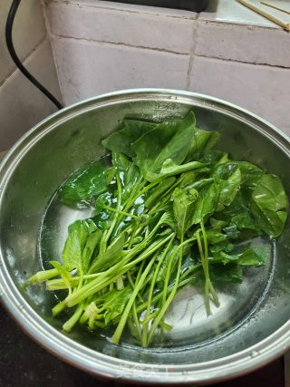 菠菜拌粉丝的做法步骤：5