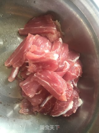 肉片艾叶汤的做法步骤：2