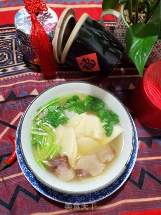 腊肉笋片汤的做法步骤：7