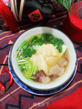 腊肉笋片汤的做法步骤：8
