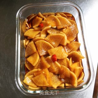 酱萝卜片的做法步骤：6