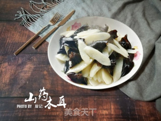 山药木耳的做法步骤：5