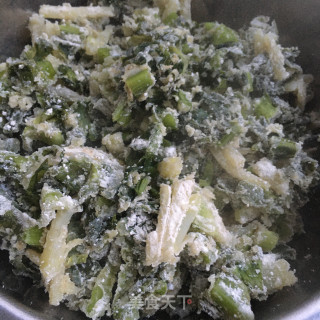 土豆笋叶麦饭的做法步骤：9