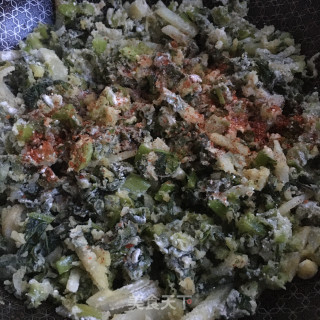 土豆笋叶麦饭的做法步骤：10