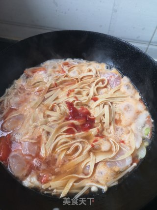 龙利鱼番茄汤的做法步骤：6