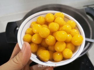 南瓜芋圆+椰汁西米露的做法步骤：9