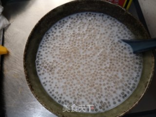 南瓜芋圆+椰汁西米露的做法步骤：12