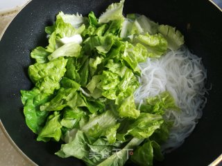 生菜粉丝汤的做法步骤：4