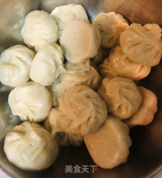 西葫芦鸡蛋粉丝素馅包子的做法步骤：10