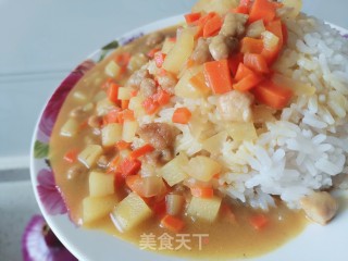简单美味咖喱饭的做法步骤：10