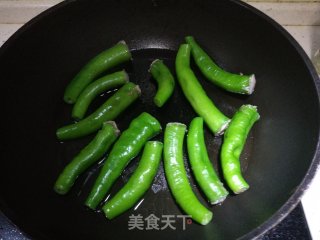 尖椒酿肉的做法步骤：7