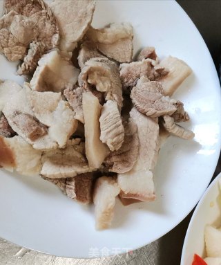 干锅凉薯肉片的做法步骤：4