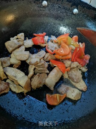 干锅凉薯肉片的做法步骤：7
