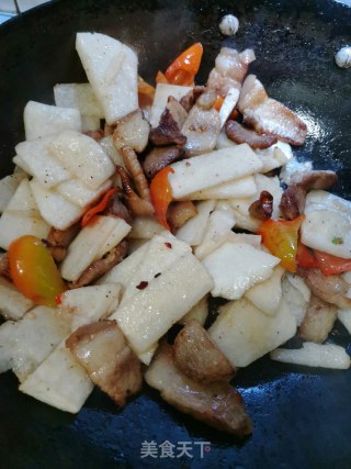 干锅凉薯肉片的做法步骤：8