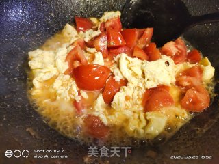 家常西红柿炒蛋的做法步骤：6