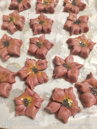 黄油版桃花酥的做法步骤：12