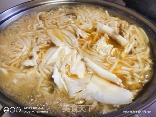 白菜鸭肉煮面条的做法步骤：5