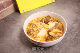 白菜鸭肉煮面条的做法步骤：8