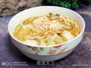 肉丝煮米粉的做法步骤：9