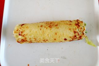 鸡蛋粗粮饼的做法步骤：8