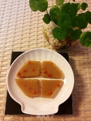 桂花藕粉糕的做法步骤：9