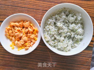 新奥尔良鸡肉饭团的做法步骤：4