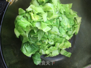 甘蓝拌脱脂猪头肉的做法步骤：7