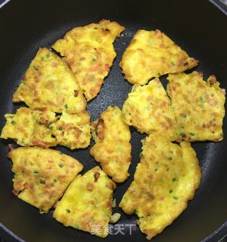白萝卜鸡蛋饼的做法步骤：7