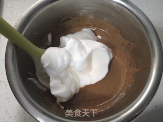 平底锅版-可可舒芙蕾松饼的做法步骤：6