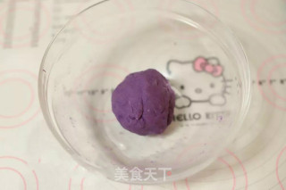 一口爆浆的紫薯华夫饼的做法步骤：6