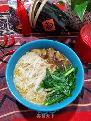 红烧肉汤米粉的做法步骤：10