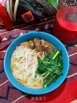 红烧肉汤米粉的做法步骤：11