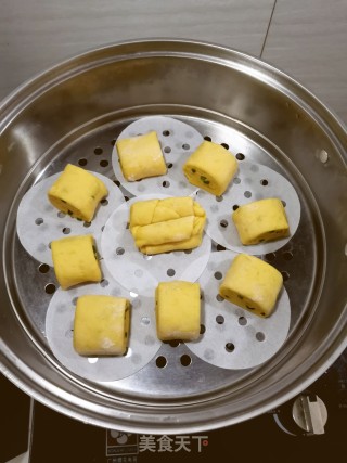 南瓜卷馒头的做法步骤：12