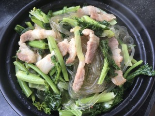 猪肉苔菜炖粉条的做法步骤：13