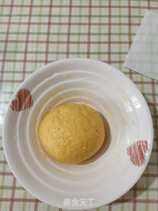 南瓜芝麻饼的做法步骤：4