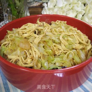 豆皮炒包菜丝的做法步骤：6