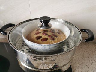 红糖发糕的做法步骤：10