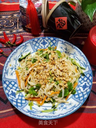 鸡丝拌面的做法步骤：9