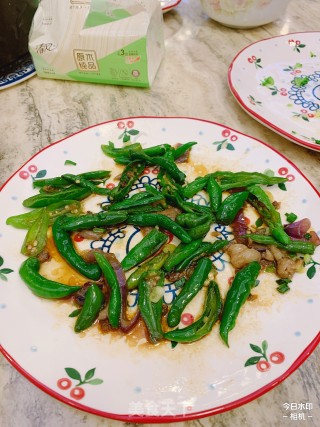 辣椒炒牛肉的做法步骤：8