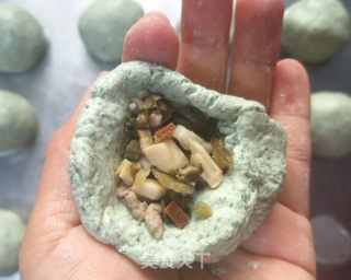 艾草青团-春天的独特味道的做法步骤：9