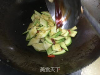 醋烹茭瓜的做法步骤：6