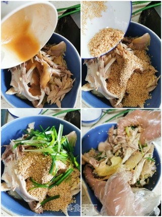 广东名菜——手撕鸡????的做法步骤：8