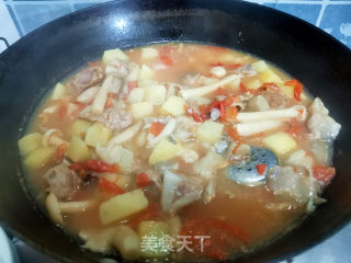 番茄土豆排骨汤（营养美味的滋补汤）的做法步骤：10