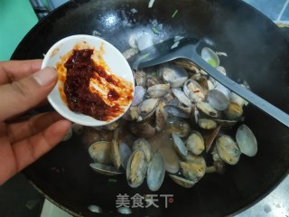 辣炒花甲（蛤蜊）的做法步骤：5