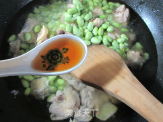 毛豆烧鸡块的做法步骤：4
