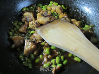 毛豆烧鸡块的做法步骤：10