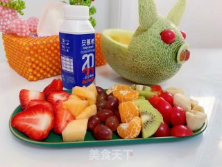 小猪水果沙拉的做法步骤：7